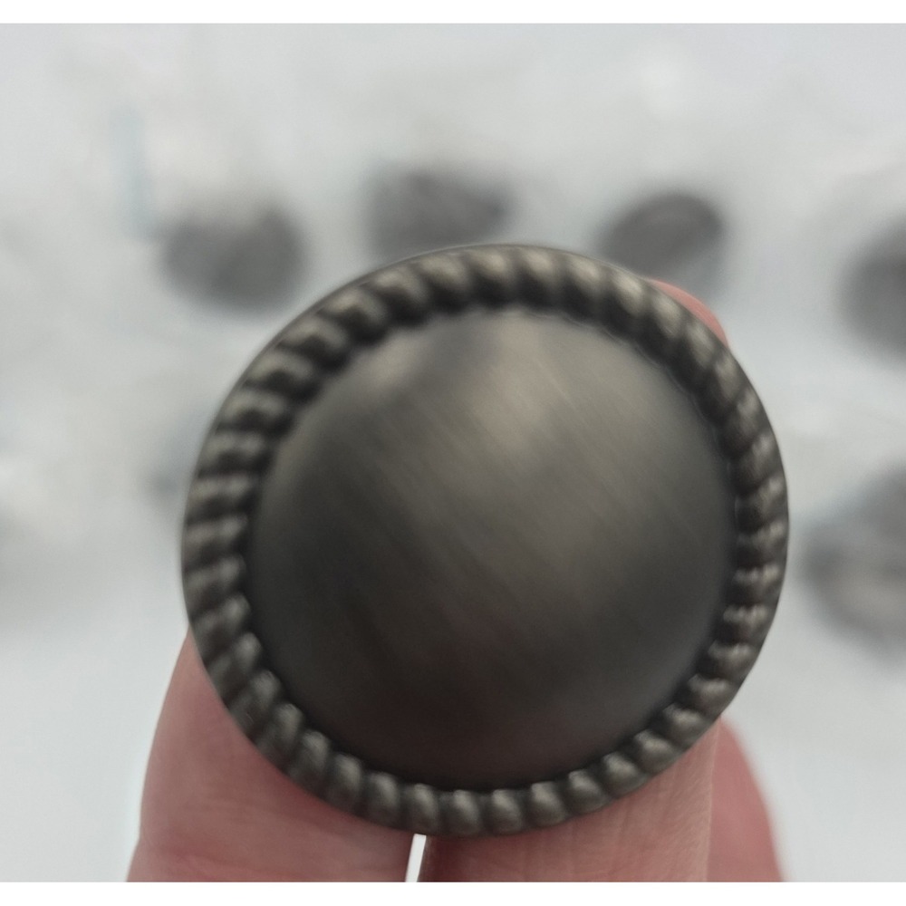 10~NEW Brushed Pewter Rope Kitchen Cabinet‎ Pulls Vanity Closet Furniture Knobs